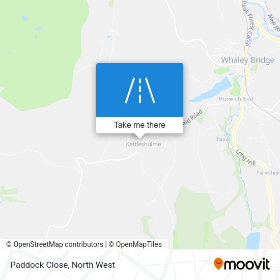 Paddock Close map