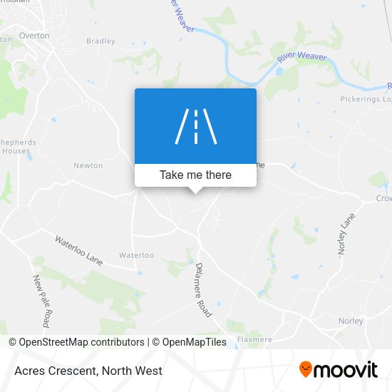 Acres Crescent map