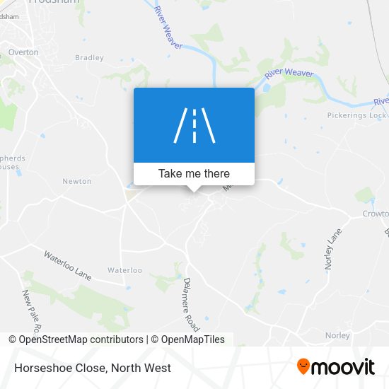 Horseshoe Close map