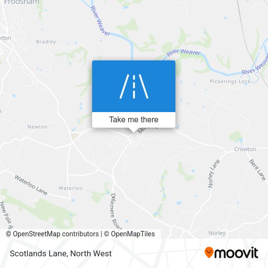 Scotlands Lane map