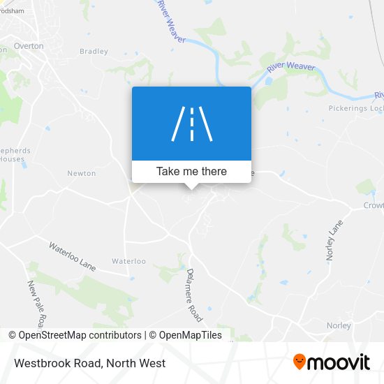 Westbrook Road map