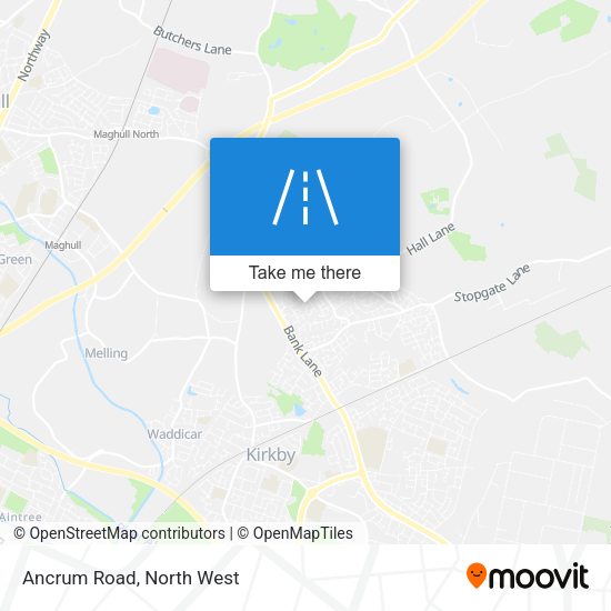 Ancrum Road map