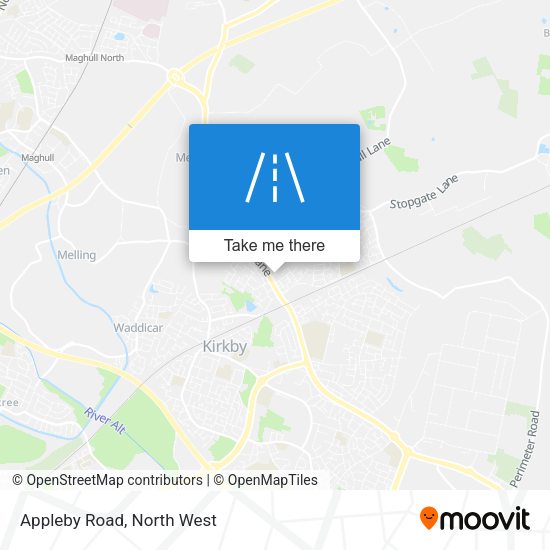 Appleby Road map