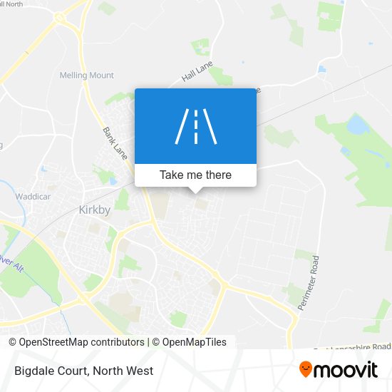 Bigdale Court map