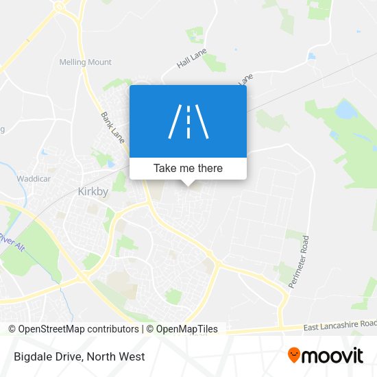 Bigdale Drive map