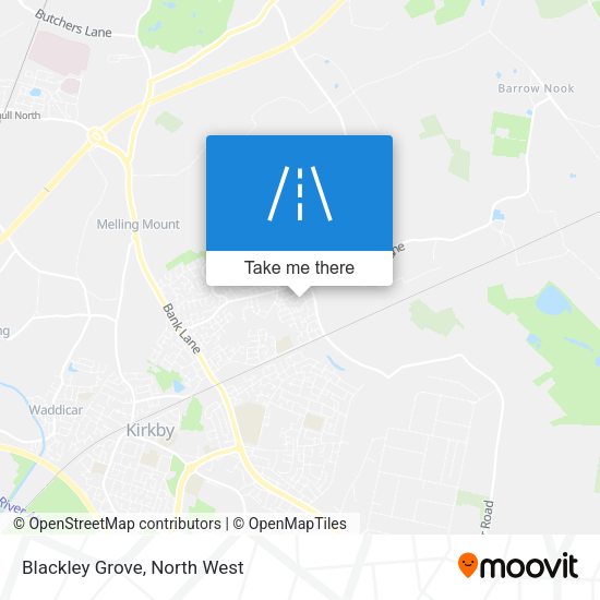 Blackley Grove map