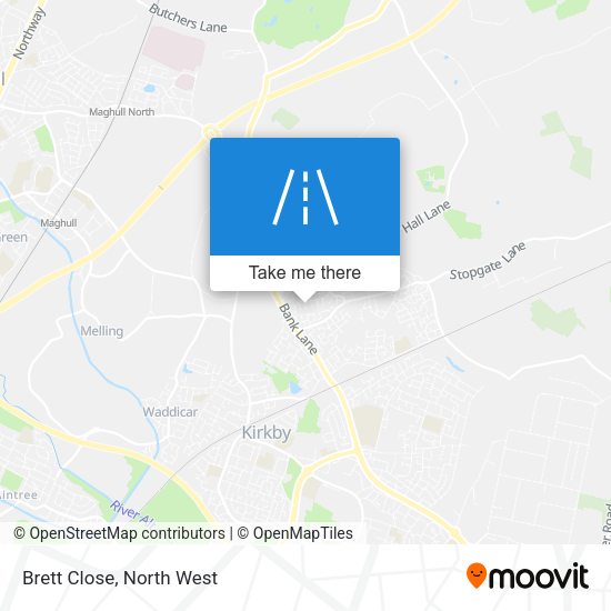 Brett Close map