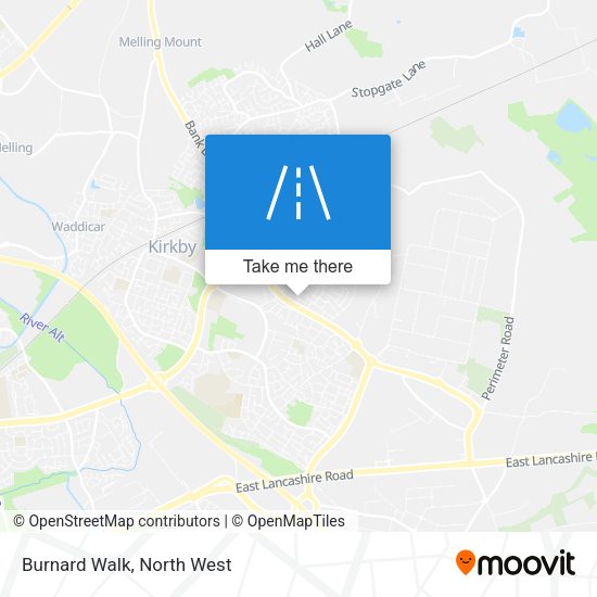 Burnard Walk map