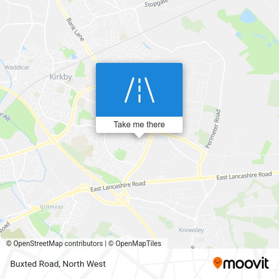 Buxted Road map