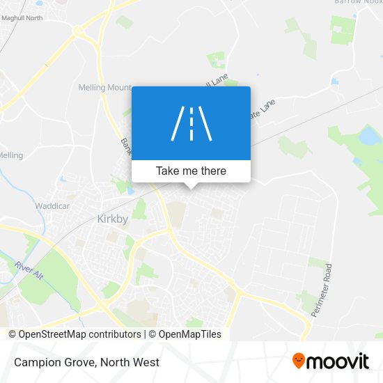 Campion Grove map