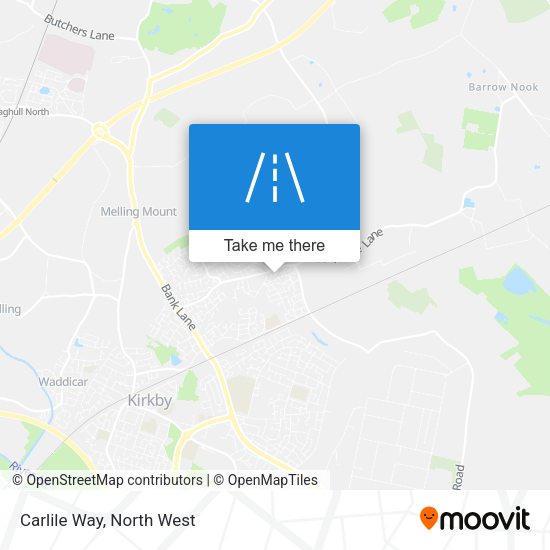 Carlile Way map