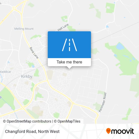 Changford Road map