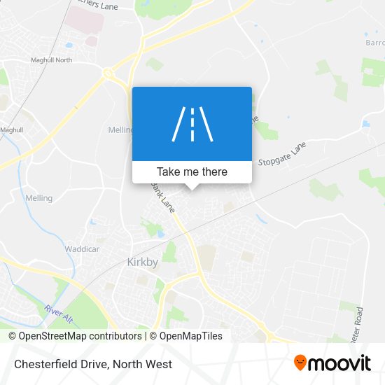 Chesterfield Drive map