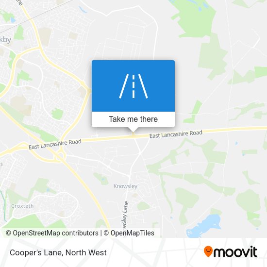 Cooper's Lane map
