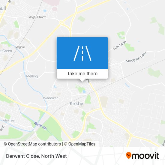 Derwent Close map