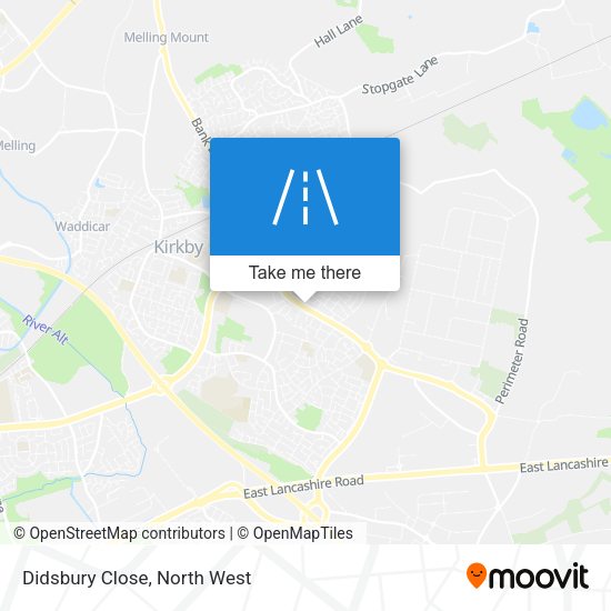 Didsbury Close map