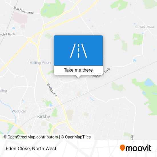 Eden Close map