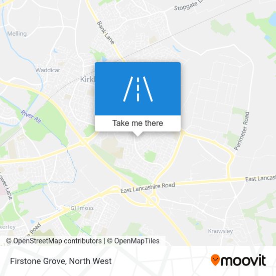 Firstone Grove map