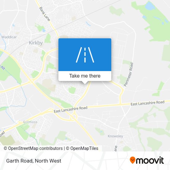 Garth Road map