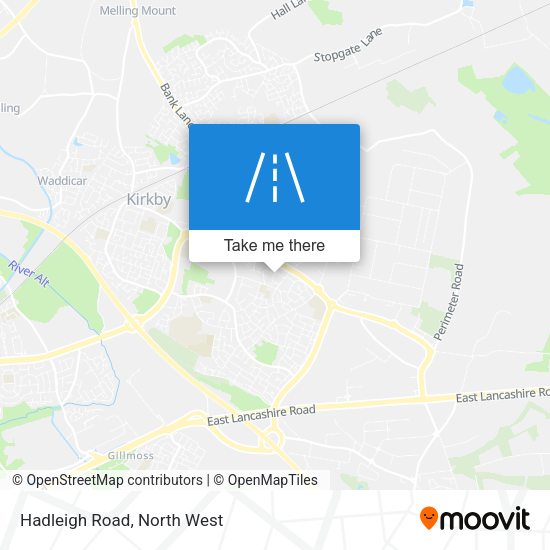 Hadleigh Road map
