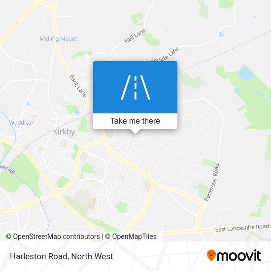 Harleston Road map