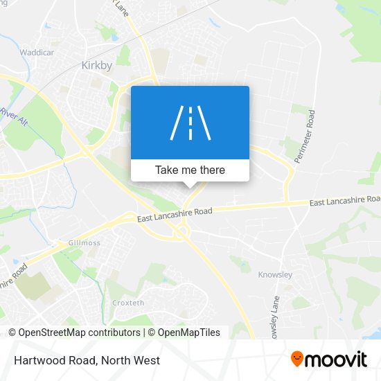 Hartwood Road map