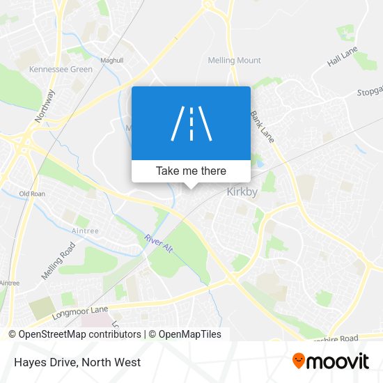 Hayes Drive map