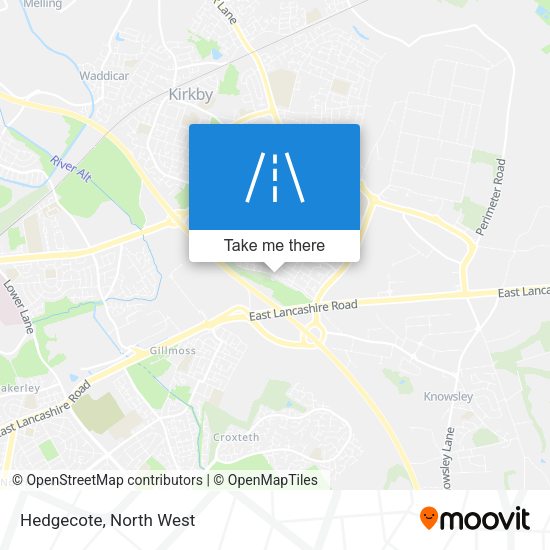 Hedgecote map