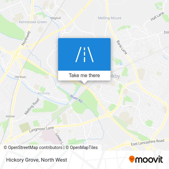 Hickory Grove map