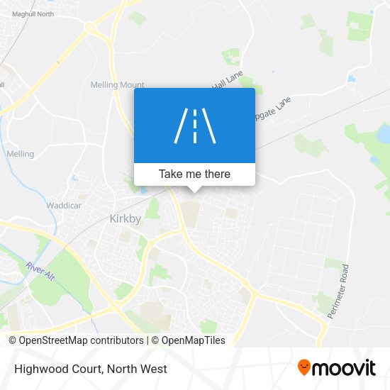Highwood Court map