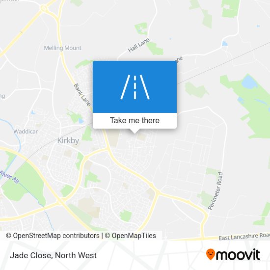 Jade Close map