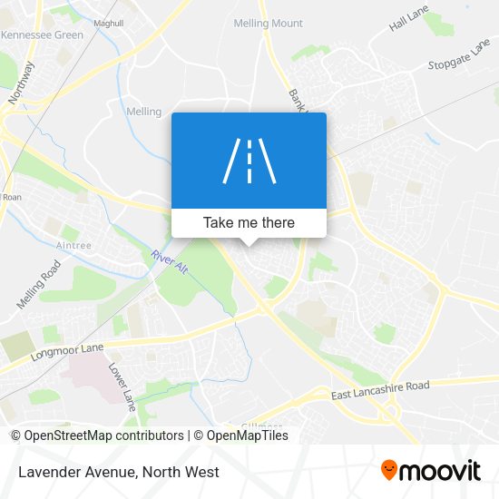 Lavender Avenue map