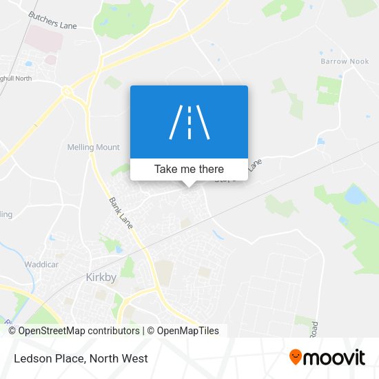 Ledson Place map