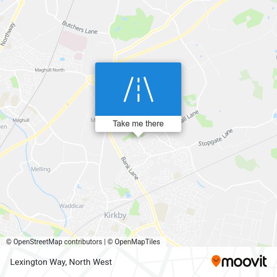 Lexington Way map