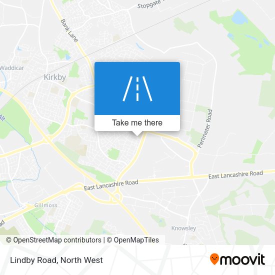 Lindby Road map