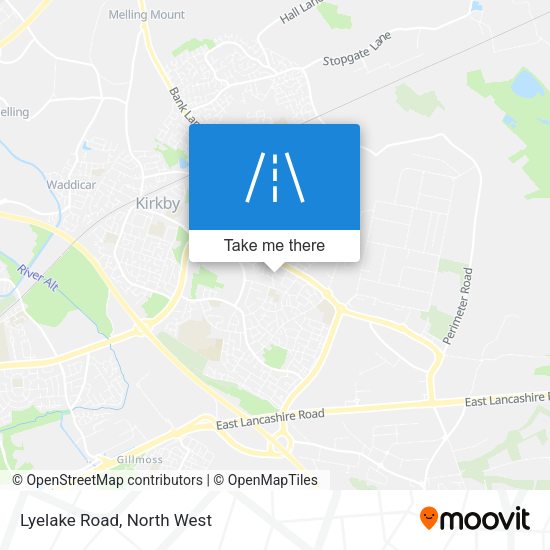 Lyelake Road map