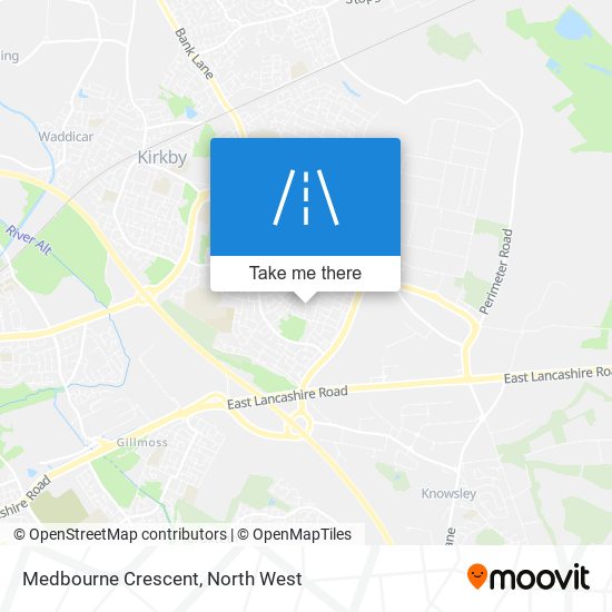 Medbourne Crescent map