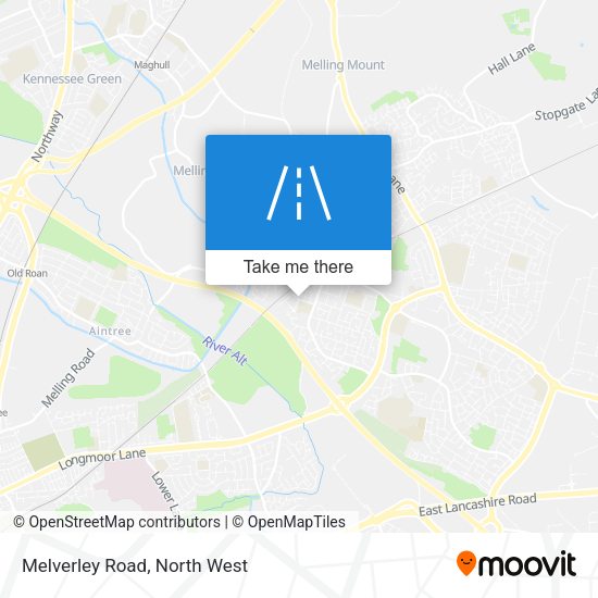 Melverley Road map
