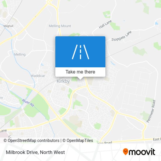Milbrook Drive map