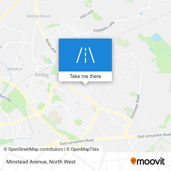 Minstead Avenue map