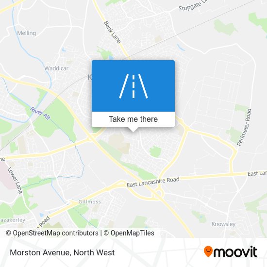 Morston Avenue map