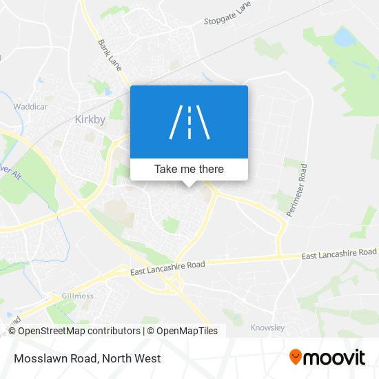 Mosslawn Road map