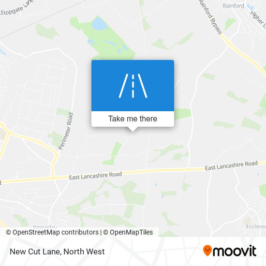 New Cut Lane map