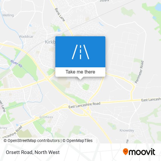 Orsett Road map