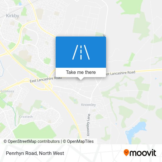 Penrhyn Road map