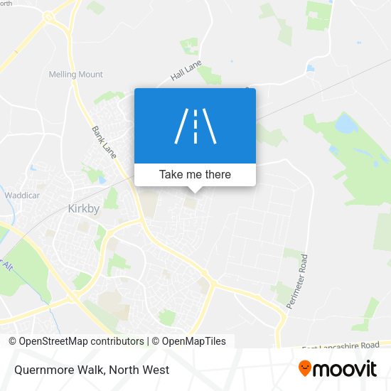 Quernmore Walk map