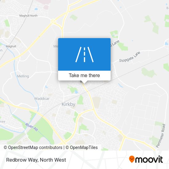 Redbrow Way map