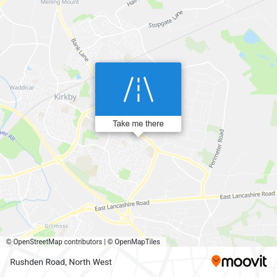 Rushden Road map