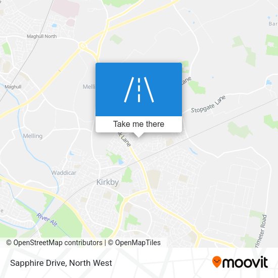 Sapphire Drive map