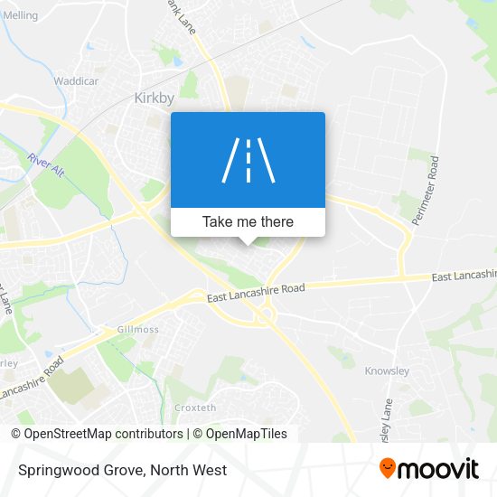 Springwood Grove map